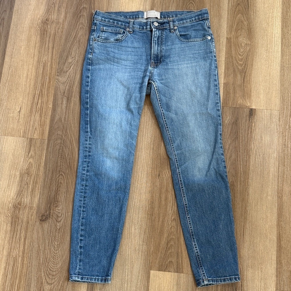 Everlane Ankle Mid Rise Skinny Jean Blue Wash Women’s Size 30